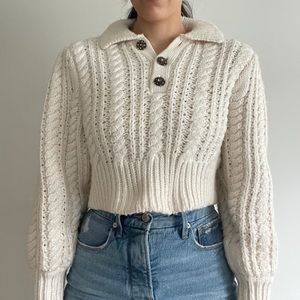 Zara Cable-knit Chunky Sweater
